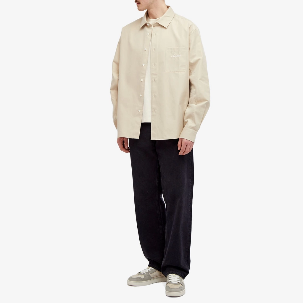 Axel Arigato Men's Flow Overshirt Beige